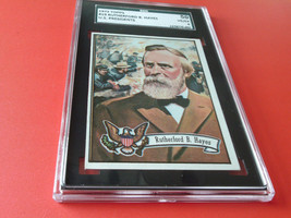 1972  TOPPS  U.S. PRESIDENTS   # 19    RUTHERFORD  B. HAYES    SGC  50   !! - £15.79 GBP