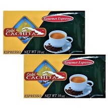 Cafe Cachita Gourmet Espresso Coffee (10 Oz Brick) 2 Brick - £16.94 GBP