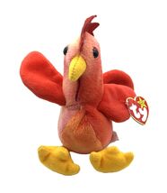 TY Beanie Babies Strut the Rooster 7 inches DOB 3/8/1996 - $9.95