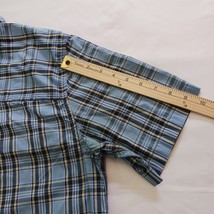 Chaps Easy Care  Men's Blue & Yellow Plaid Long Sleeve Button Down Shirt Size L image 14