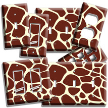 Giraffe Skin Print Pattern Light Switch Wall Plate Outlet Kids Bedroom Art Decor - £15.03 GBP+