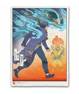 JoJo&#39;s Bizarre Adventure Jotaro v Dio Japanese Giclee Poster Print 12x17... - £58.99 GBP