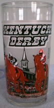 Kentucky Derby Glass 1980 Dark Brown Screened Variation - $50.00