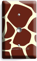 Giraffe Skin Pattern Animal Print Light Dimmer Cable Wall Plate Cover 4 Nursery - £8.09 GBP