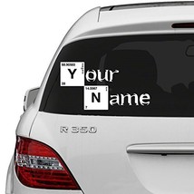 (12'' x 6'') Custom Personalized Vinyl Decal Text in Breaking Bad Style / Nam... - £8.77 GBP