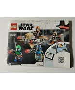 Lego Star Wars Mandalorian battle pack 75267 instruction manual booklet - £6.25 GBP