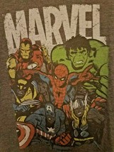Marvel Comics/ Movies T-shirt  sz M SpiderMan The Hulk Captain America A... - £7.63 GBP