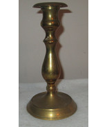 Vintage Brass Candlestick Holders made in India square Base 7.75” TALL - $17.28 CAD