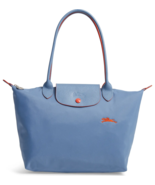Longchamp Le Pliage Club Medium Nylon Tote Shoulder Bag ~NIP~ Blue Mist - £108.06 GBP