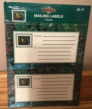 Usps 2000  Ecological Butterfly Stamp Design Mailing Labels By Hallmark New - $2.94
