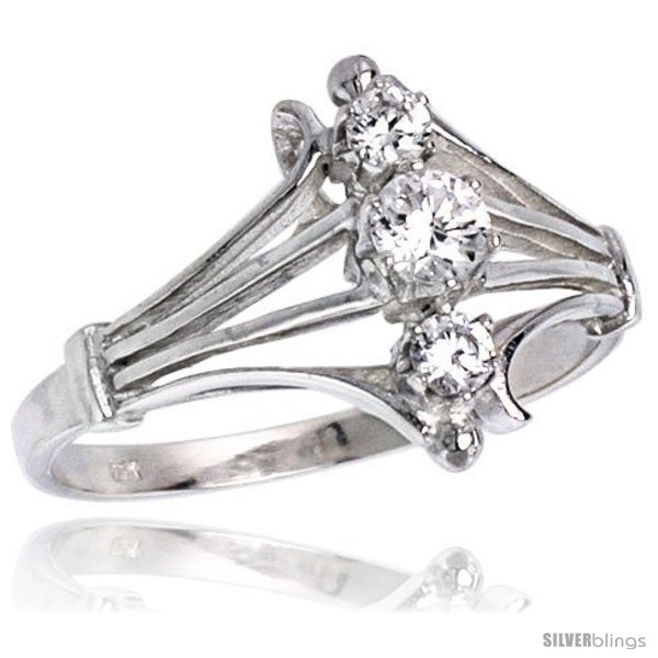 Size 8 - Highest Quality Sterling Silver 1/2 in (12 mm) wide Diamond-shaped  - $32.60