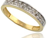 14k gold mens diamond band w 0 10 carat brilliant cut diamonds 5 32 in 4mm wide thumb155 crop