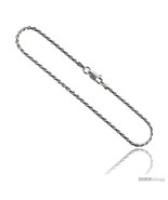 Length 20 - Sterling Silver Italian Rope Chain Necklaces &amp; Bracelets 1.8... - £21.14 GBP