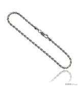 Length 20 - Sterling Silver Italian Rope Chain Necklaces &amp; Bracelets 2.3... - £30.24 GBP