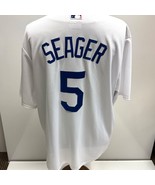 Vtg Corey Seager #5 Los Angeles Dodgers MLB Majestic Home Jersey Men&#39;s XL - $839.23 MXN