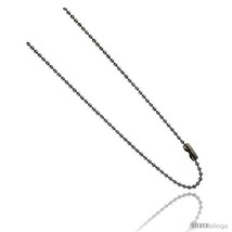 Length 18 - Stainless Steel Bead Ball Chain 1.5 mm (1/16 in.) thin avail... - £7.88 GBP