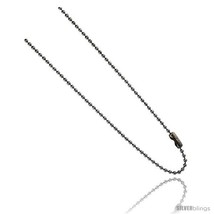 Length 24 - Stainless Steel Bead Ball Chain 1.5 mm (1/16 in.) thin avail... - $12.33