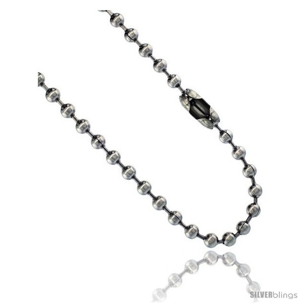 Primary image for Length 18 - Stainless Steel Bead Ball Chain 4 mm thick available Necklaces 