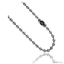 Length 16 - Stainless Steel Bead Ball Chain 4 mm thick available Necklaces  - £7.95 GBP