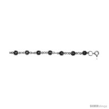 Sterling Silver Sunflower Charm Bracelet, 1/4 in  - $60.53