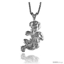 Sterling Silver Baby Pendant, 7/8 in  - $48.97