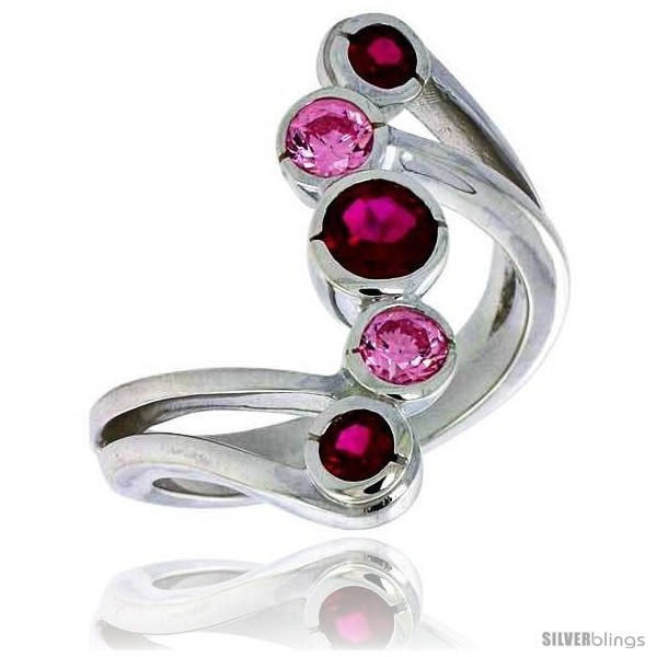 Size 9 - Highest Quality Sterling Silver 1 in (24 mm) wide Right Hand Ring,  - $85.16
