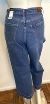 Lee Women&#39;s Wide Leg Crop Jeans Shadow Veil Dark Wash Size 8 NWT - $18.99