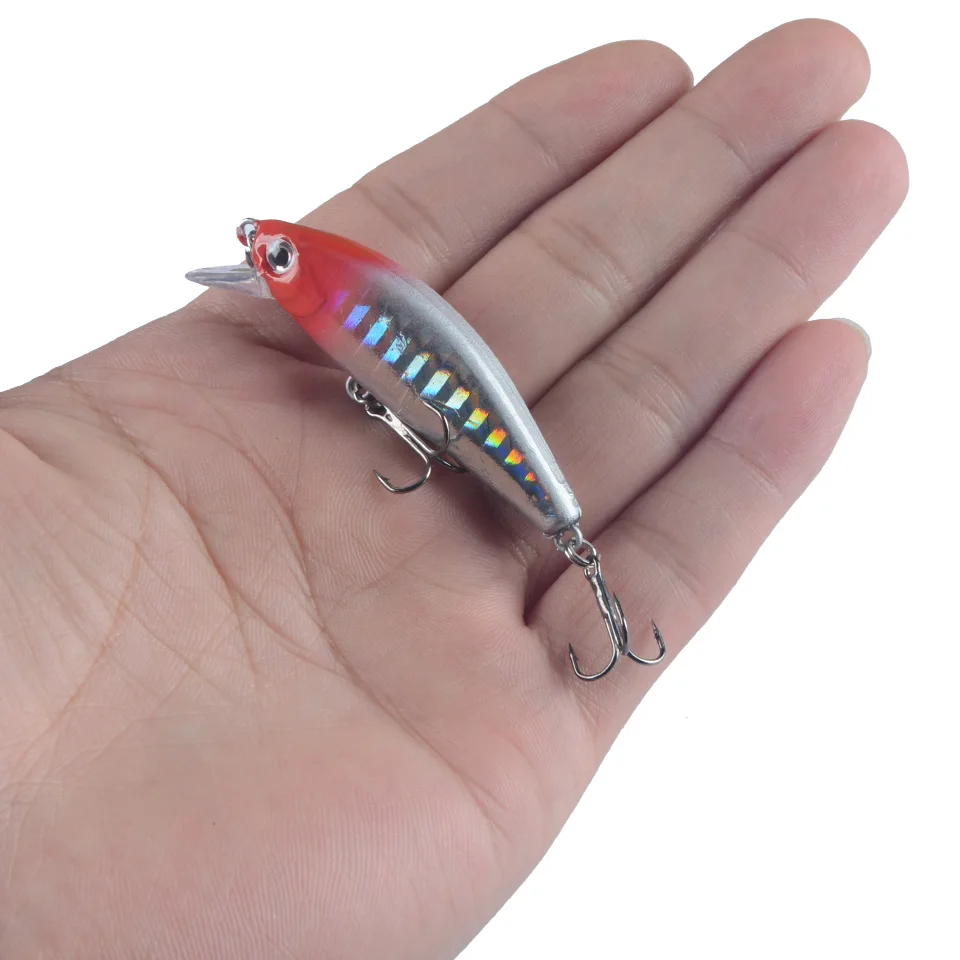 ALEURRE Slowly Sinking Minnow Fishing Lure Small Artificial Bait Hard Wobblers P - £23.76 GBP