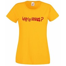 Womens T-Shirt Joker Quote Why So Serious? Batman Shirts, Jocker Sayings Shirt - $24.49