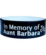 100 ONE INCH 1&quot; COLOR TEXT CUSTOM SILICONE WRISTBANDS big fat bands your... - $3,015.18 MXN