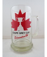 1984 Grey Cup Beer Mug - Maple Leaf Graphic - Edmonton 1984 - £47.30 GBP