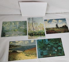 5 Monet Prints Notecards Cards and Envelopes - Blank Inside - All-Purpose - $9.90