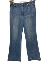 Talbots Womens Flare Leg Jeans 12 Blue High Rise Medium Wash - $24.65