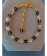 Smoky Quartz and Citrine Bracelet  - £20.56 GBP