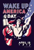 Wake Up America Day by James Montgomery Flagg - Art Print - £17.57 GBP+
