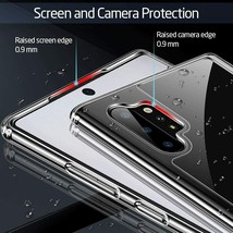 ESR Mimic Series Compatible with Galaxy Note 10 Plus Case, 9H Tempered-Glass Bac - £37.76 GBP
