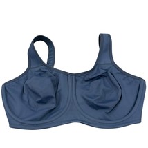 Wacoal Simone Sport 855170 Sports Bra Size 38DDD Blue Nylon/Spandex - $30.72