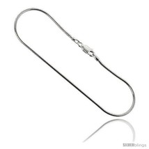 Length 7 - Sterling Silver Italian Snake Chain Necklaces &amp; Bracelets 1.5mm wide  - £11.35 GBP