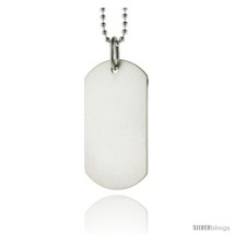 Sterling Silver Dog Tag 2 in full  - £59.47 GBP