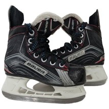Bauer X200 Youth Ice Hockey Skates Shoe Size Y12 Kids Young Black - $65.00