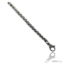 Length 20 - Surgical Steel 3.6 mm (1/8 in) Round Box Chain  - $11.95