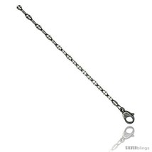 Surgical steel coffee chain necklace 2 5 mm 3 32 in wide thumb200