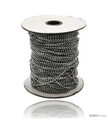 Stainless Steel Bead Ball Chain 1.5 mm 100 Yard Spool -Style  - £188.38 GBP