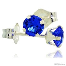 September Birthstone Blue Sapphire-Colored 4mm (0.25 Carat Each) Swarovski  - $8.81