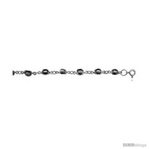 Sterling Silver Cowboy Hat Charm Bracelet, 1/4 in  - $31.56