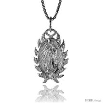 Sterling Silver Mary Immaculate Medal, 7/8  - $48.05