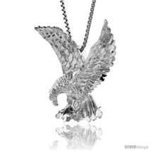 Sterling Silver Eagle Pendant, 1 1/16 in  - $60.10