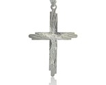 Sterling silver crucifix pendant w cross 1 3 4 in tall thumb155 crop