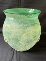 Antico Seguso Vetri D&#39;Arte Murano Un Scavo Vaso - $543.12