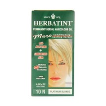 Herbatint 10N Platinum Blonde Permanent Herbal Hair Colour Gel 130ml  - $42.80 CAD